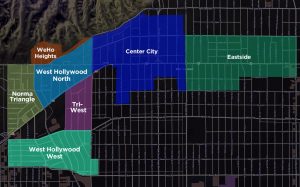 WeHo Neighborhoods Map