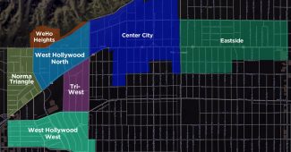 WeHo Neighborhoods Map